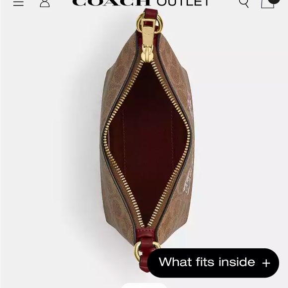 Coach Zip Top Crossbody Bag In Signature Canvas With Horse And Carriage Print🎀 - Picture 8 of 8